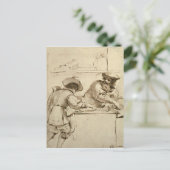 De Moneylender Briefkaart (Staand voorkant)