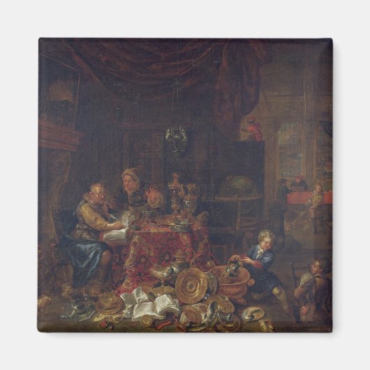 De Moneylenders Magneet (Voorkant)