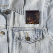 De Moneylenders Vierkante Button 5,1 Cm (In situ)
