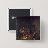 De Moneylenders Vierkante Button 5,1 Cm (Voorkant /achterkant)