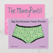 De Moneypants BGBOP's. Briefkaart (Voorkant / Achterkant)