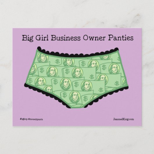 De Moneypants BGBOP's. Briefkaart (Voorkant)