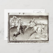 De Mongol-leider, Hulagu, khan van de Ilkhanaat Briefkaart (Voorkant / Achterkant)