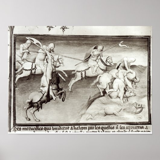 De Mongol-leider, Hulagu, khan van de Ilkhanaat Poster (Voorkant)