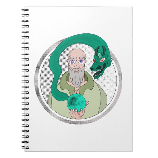De monk en de draak notitieboek (Voorkant)