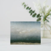 De monnik bij de zee van Caspar David Friedrich Briefkaart (Staand voorkant)