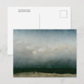 De monnik bij de zee van Caspar David Friedrich Briefkaart (Voorkant / Achterkant)