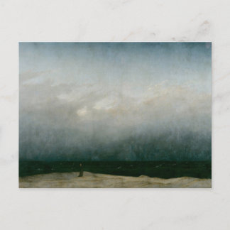 De monnik bij de zee van Caspar David Friedrich Briefkaart