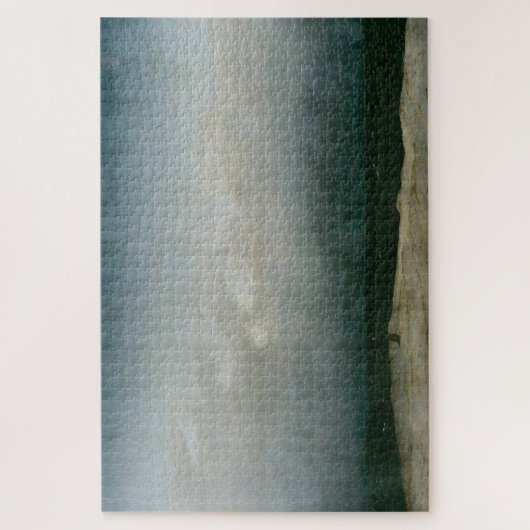 De monnik bij het Zee: Caspar David Friedrich Legpuzzel (Verticaal)