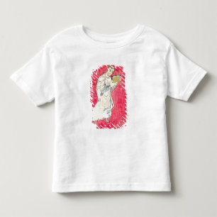 De monnik Ruodprehet presenteert zijn boek Kinder Shirts