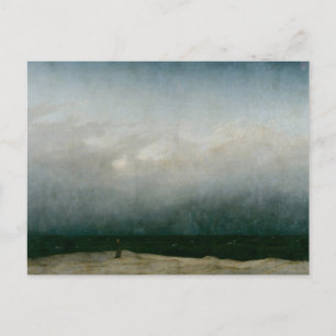 De monnik van het Zee van Caspar David Friedrich P Briefkaart