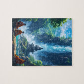 De Monniken Stijgen Tranquil Op Legpuzzel (Horizontaal)