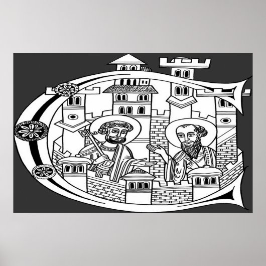 De monniken van Kells Poster (Voorkant)