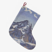 De monnikenberg met wolken (Ferdinand Hodler) Grote Kerstsok (Voorkant (Hangend))