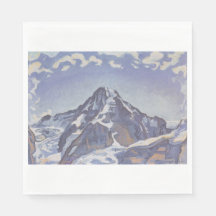 De monnikenberg met wolken (Ferdinand Hodler)