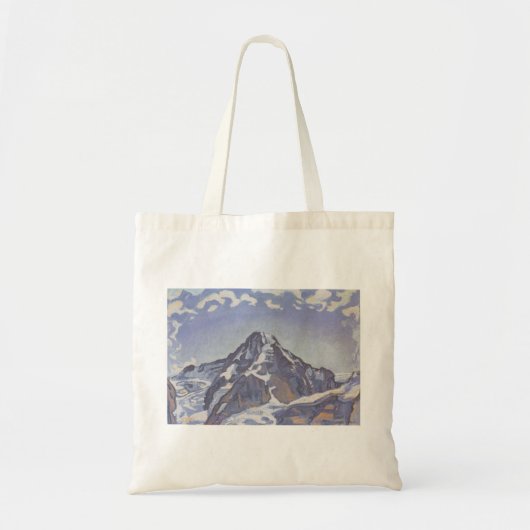 De monnikenberg met wolken (Ferdinand Hodler) Tote Bag (Voorkant)