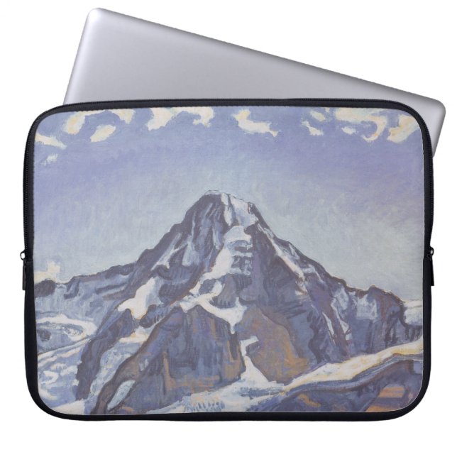 De monnikenberg met wolken laptop sleeve (Voorkant)