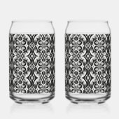 De monochrome bloei blikvorm glas (Links)