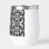 De monochrome bloei waterfles (Links)