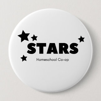 De monochrome knop van STARS Ronde Button 4,0 Cm