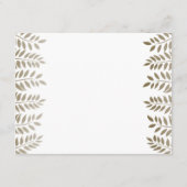 De Monochrome Varens Bos Bruiloftcollectie Informatiekaartje (Achterkant)