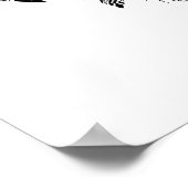 De Monochrome Wolf Poster (Hoek)