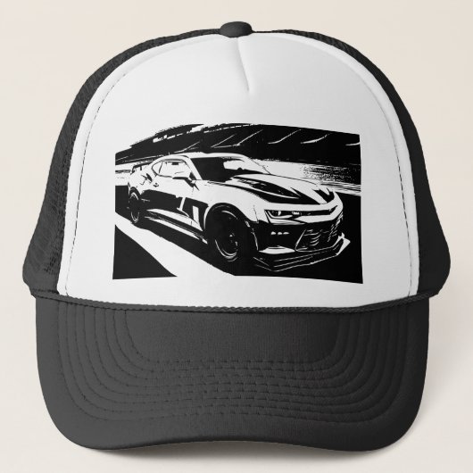 De Monochroom Supercar Trucker Pet (Voorkant)