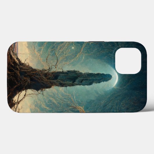 De monoliet 2 Fantasy Sci-Fi Art Case-Mate iPhone Case (Achterkant (horizontaal))