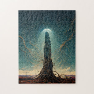 De monoliet 2 Fantasy Sci-Fi Art Legpuzzel