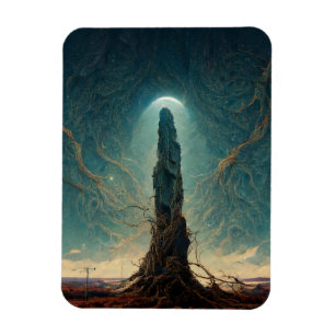 De monoliet 2 Fantasy Sci-Fi Art Magneet