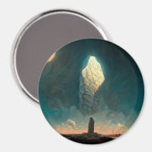 De monoliet 3 Fantasy Sci-Fi Magneet (Voorkant / Achterkant)
