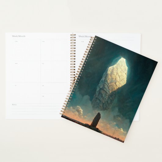 De monoliet 3 Fantasy Sci-Fi Planner (Display)