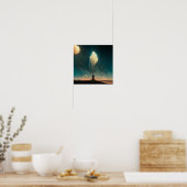 De monoliet 3 Fantasy Sci-Fi Poster (Keuken)