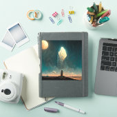 De monoliet 3 Fantasy Sci-Fi Sticker (iPad Cover)