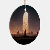 De monoliet 4 Fantasy Sci-Fi Keramisch Ornament (Rechts)