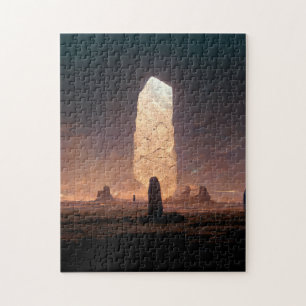 De monoliet 4 Fantasy Sci-Fi Legpuzzel