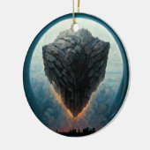 De monolith Fantasy Sci-Fi Art Keramisch Ornament (Links)