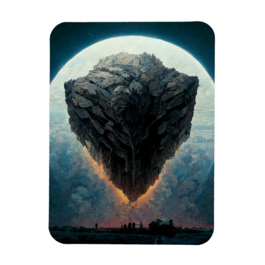 De monolith Fantasy Sci-Fi Art Magneet (Verticaal)
