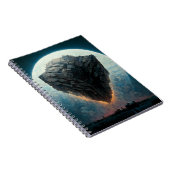 De monolith Fantasy Sci-Fi Art Notitieboek (Rechterzijde)