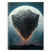 De monolith Fantasy Sci-Fi Art Notitieboek (Voorkant)