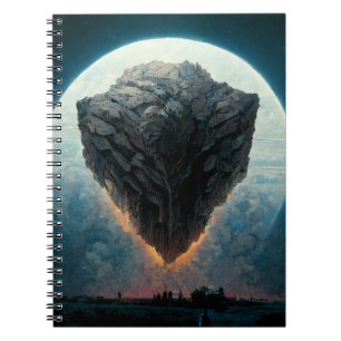 De monolith Fantasy Sci-Fi Art Notitieboek