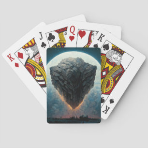 De monolith Fantasy Sci-Fi Art Pokerkaarten