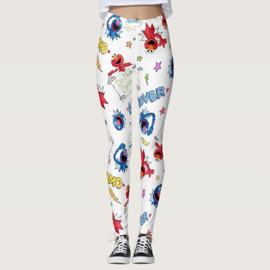 De Monster aan het einde van dit artikelpatroon Leggings (Voorkant)
