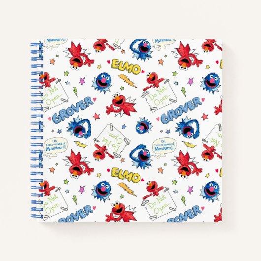 De Monster aan het einde van dit artikelpatroon Notitieboek (Voorkant)