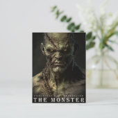 De monster ansichtkaart briefkaart (Staand voorkant)
