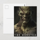 De monster ansichtkaart briefkaart (Voorkant / Achterkant)