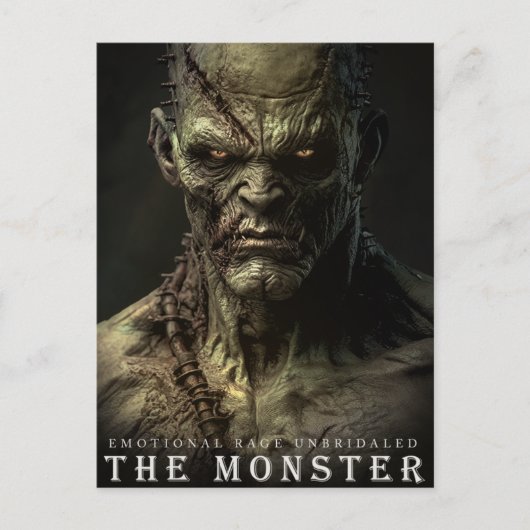 De monster ansichtkaart briefkaart (Voorkant)