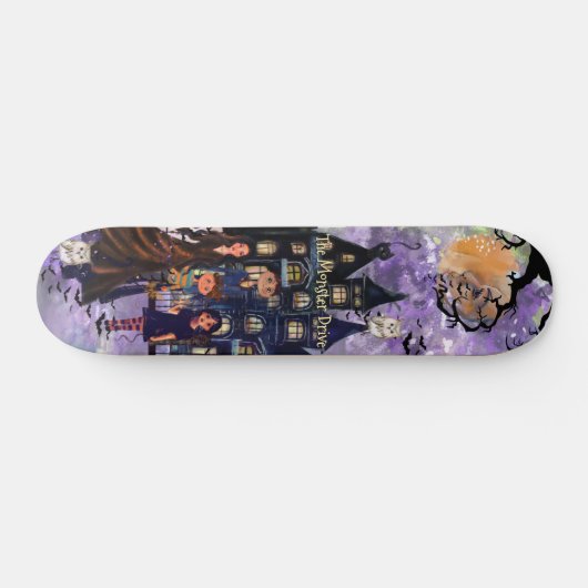 De Monster Drive spookhuis Skateboard (Horizontaal)