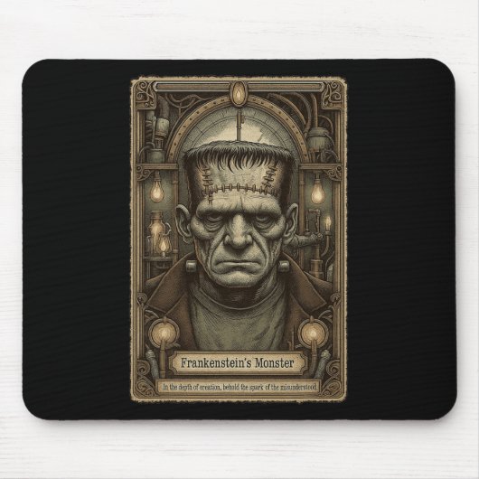 De Monster Frankenstein Halloween Tarot C Muismat (Voorkant)