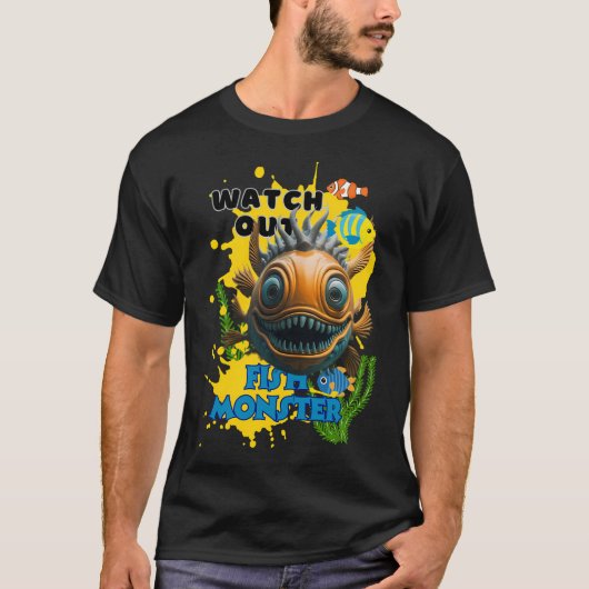 De Monster Vinvis T-shirt (Voorkant)